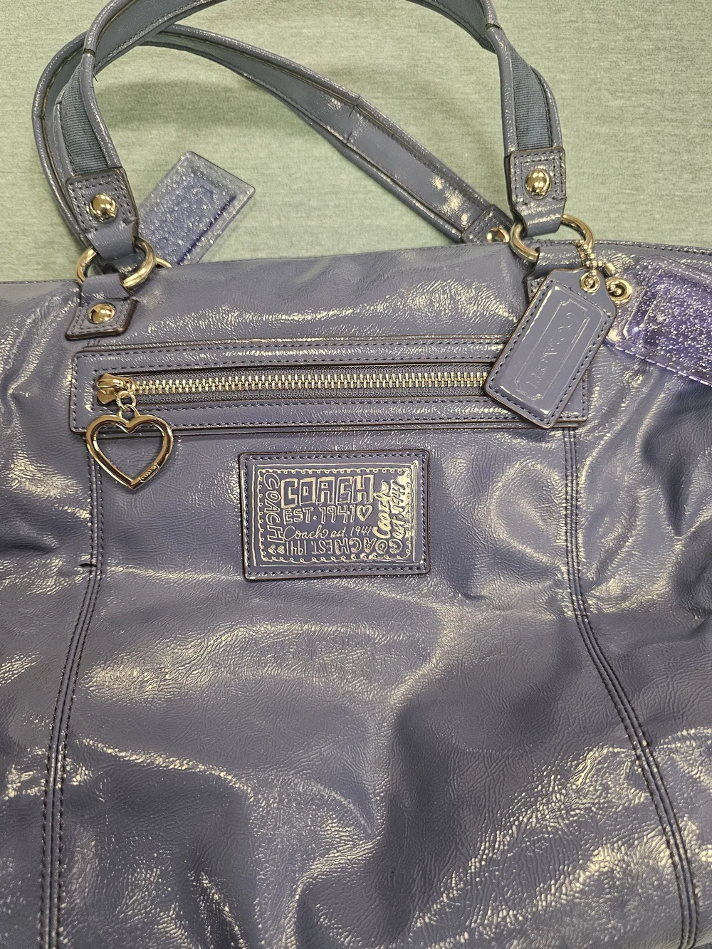 Coach Daisy Liquid Glass Satchel